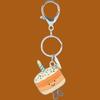 JELLYCAT 25th Anniversary Series Orange Cake Key Ring Valley Ring Pendant