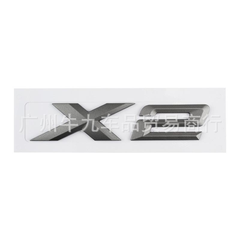 Suitable for the new X1 X2 X3 X4 X5 X6 X7 GT car logo, trunk tail label, car sticker