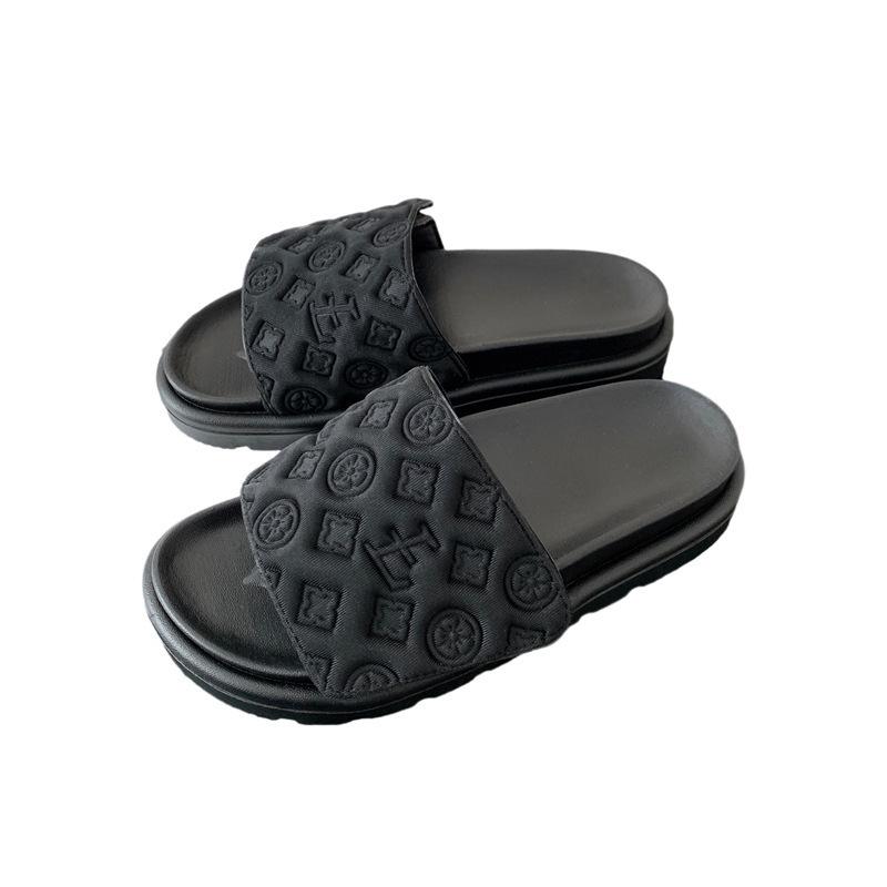 Women's 2024 Summer Velcro Platform Sandals: Thick-Soled, Soft, Non-Slip, All-Match Outdoor Niche Style