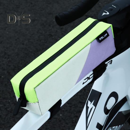 Fahrrad-Oberrohrtasche, wasserdicht, große Kapazität, Reißverschluss, MTB, Rennrad, Mountainbike, Vorderrahmen-Aufbewahrungstasche, Fahrradzubehör