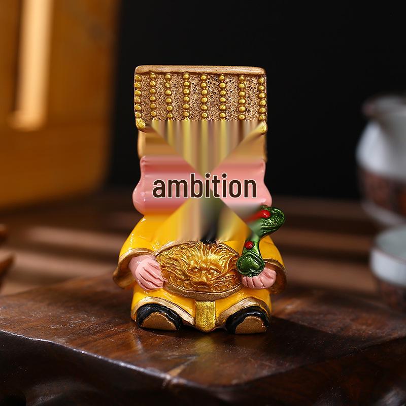 God of Wealth Figurine: Creative Decoration for Living Room, Entrance, or TV Cabinet - Perfect Housewarming or Shop Opening Gift