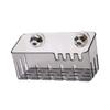 Clear Suction Cup Sponge Holder Kitchen Sink Drain Rack Storage Organizers