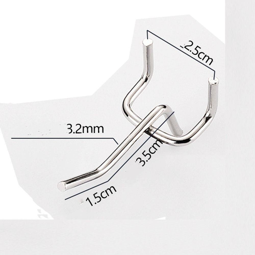 Silber Display Haken Einzelhandel Shop Peg Hang Passt Lagerregale