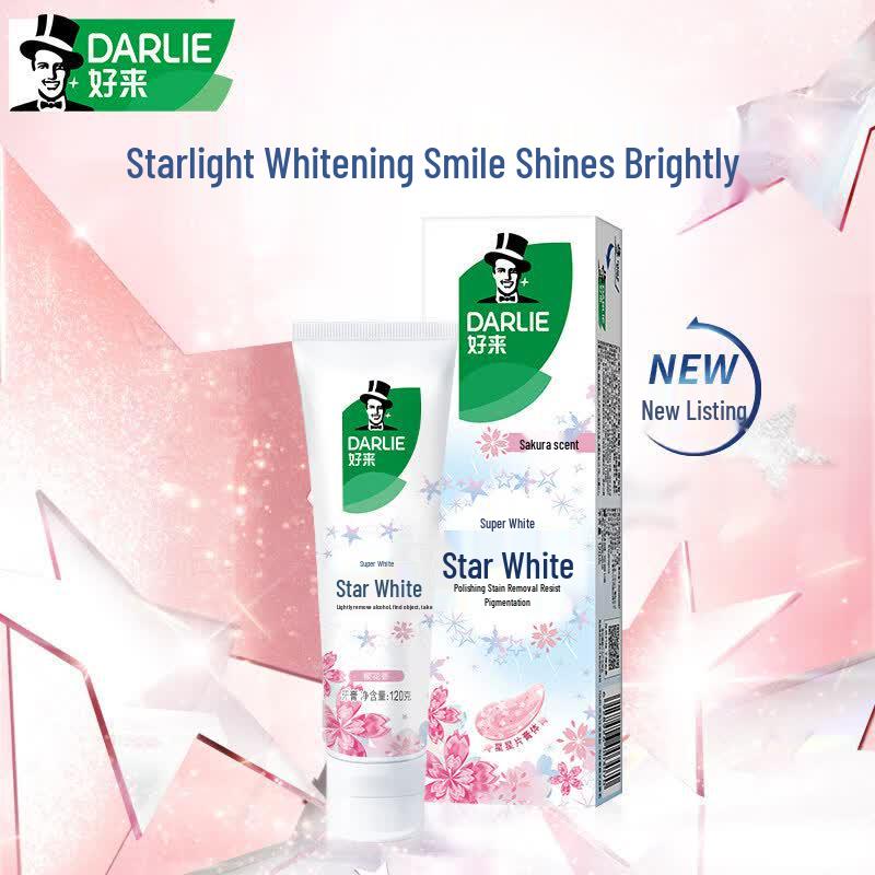 Darlie Super White Sakura Scent Toothpaste 3-Pack