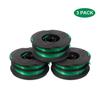 3pcs Replacement Spool for Black & Decker GH1000 GH1100 GH2000 String Trimmer DF-080 RC-080-P 080 Trimmer Line