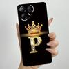 For Tecno Pova 7 Pro Ultra 5G Case Luxury Crown Letter Silicone Soft Phone Case For Tecno Pova7 Pro Ultra Shockproof Back Covers