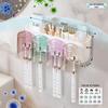 ZISIZ Automatic Toothpaste Dispenser & Toothbrush Holder