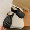 thick-soled bag head and half slippers for women to wear high-end 2025 spring and summer new retro Muller shoes with one foot and lazy shoes
