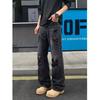 American Retro Jeans Men's Summer Ripped Design Pants American High Street Vibe Slim Straight and Slightly Pulled Pants