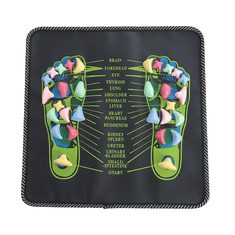 Fingerpressure Board Foot Foot Massage Pad Health Walk Foot Pressure Board Foot Massage Pad Relief Pain Relax Massage Pad 35x35cm