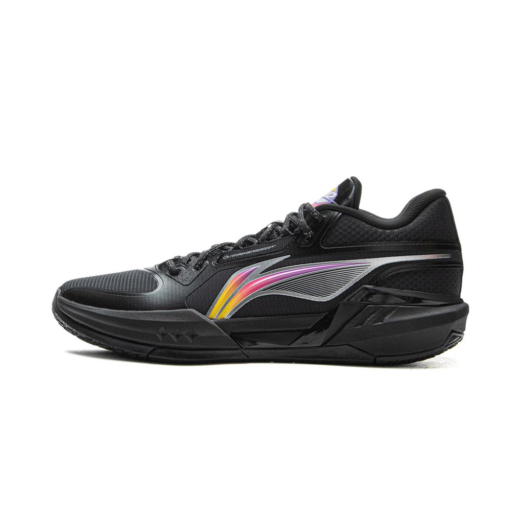 Li Ning Light Speed 3 Mid Basketball Shoes Men Sneakers Black Purple ABPV019-1