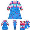 Charming Child's Play Licensed Chucky Costume For Kids Halloween Fancy Dress