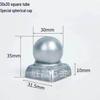 Wrought Iron Hollow Decorative Staircase Post Cap - Round Handrail Ball for Railing Fence Accessories