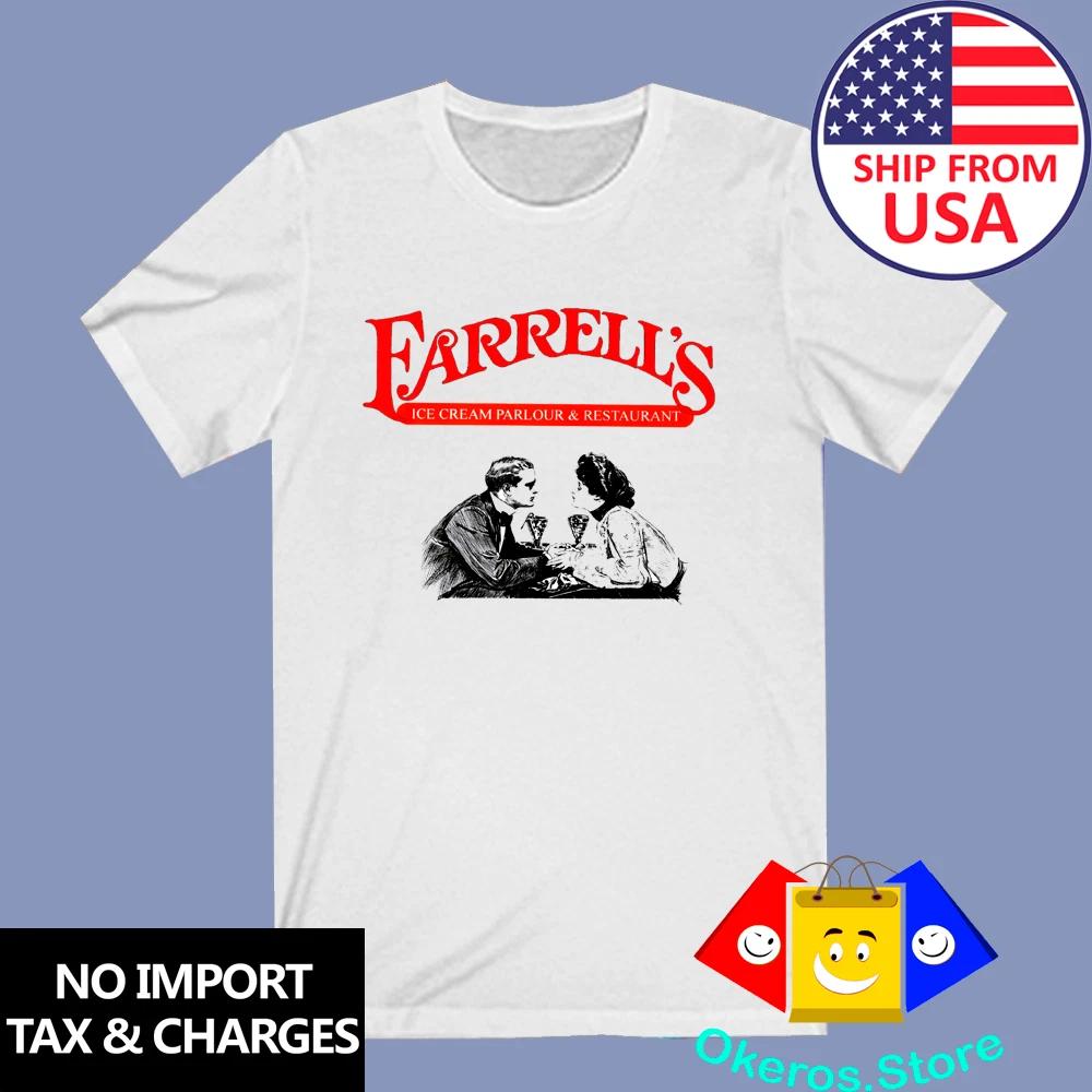 Farrell s Ice Cream Parlour Restaurants Men s White Size S to 3XL 4XL