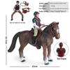 Children's Thousand-Mile Horse Simulation Model Toy and Sand Table Set