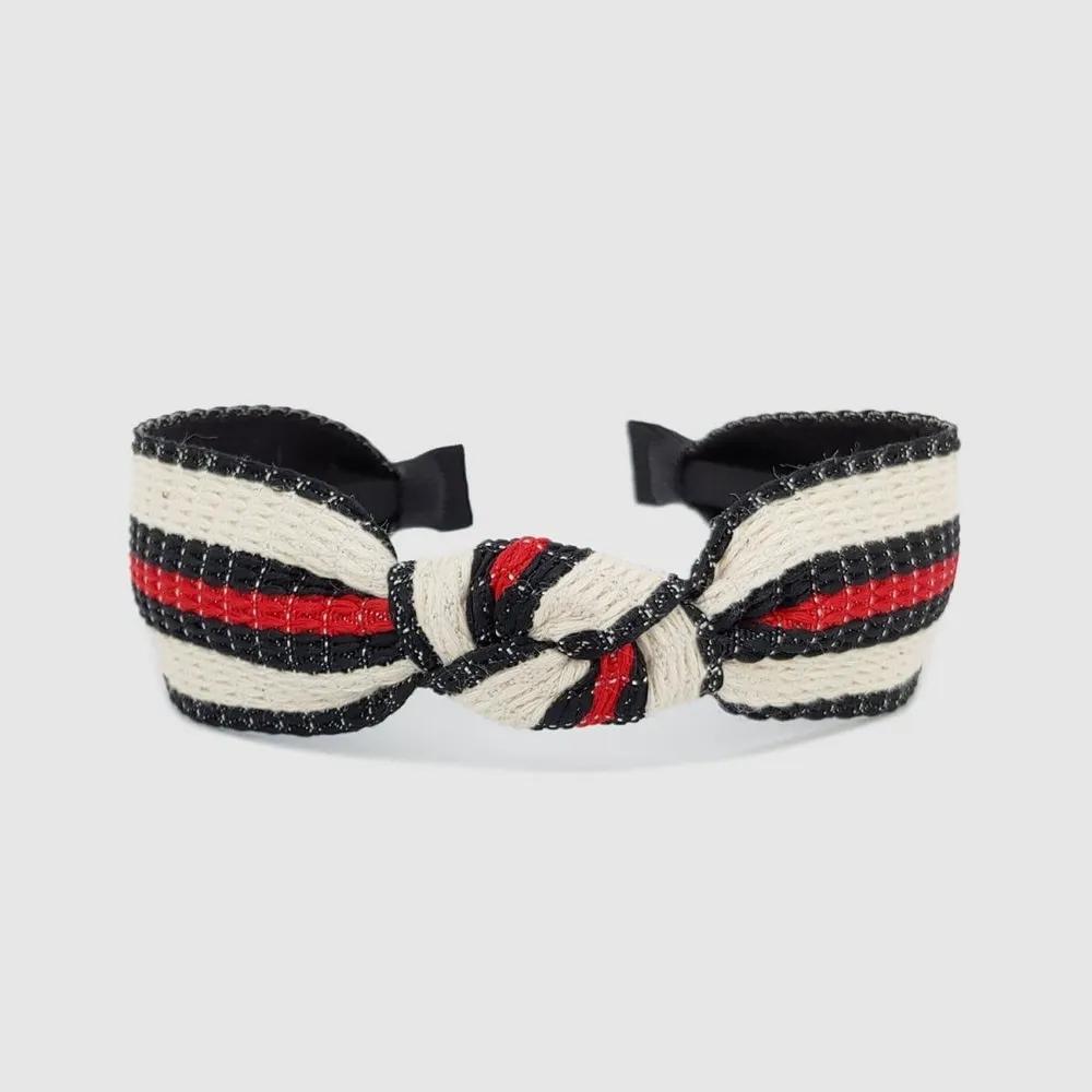 Lara Stripe New Hairband Black LALAH528 3306326 brown