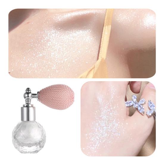 

3 г модная осветляющая блестящая пудра, мерцающая осветляющая блестящая пудра для лица и тела, блестящая пудра-спрей для косметики