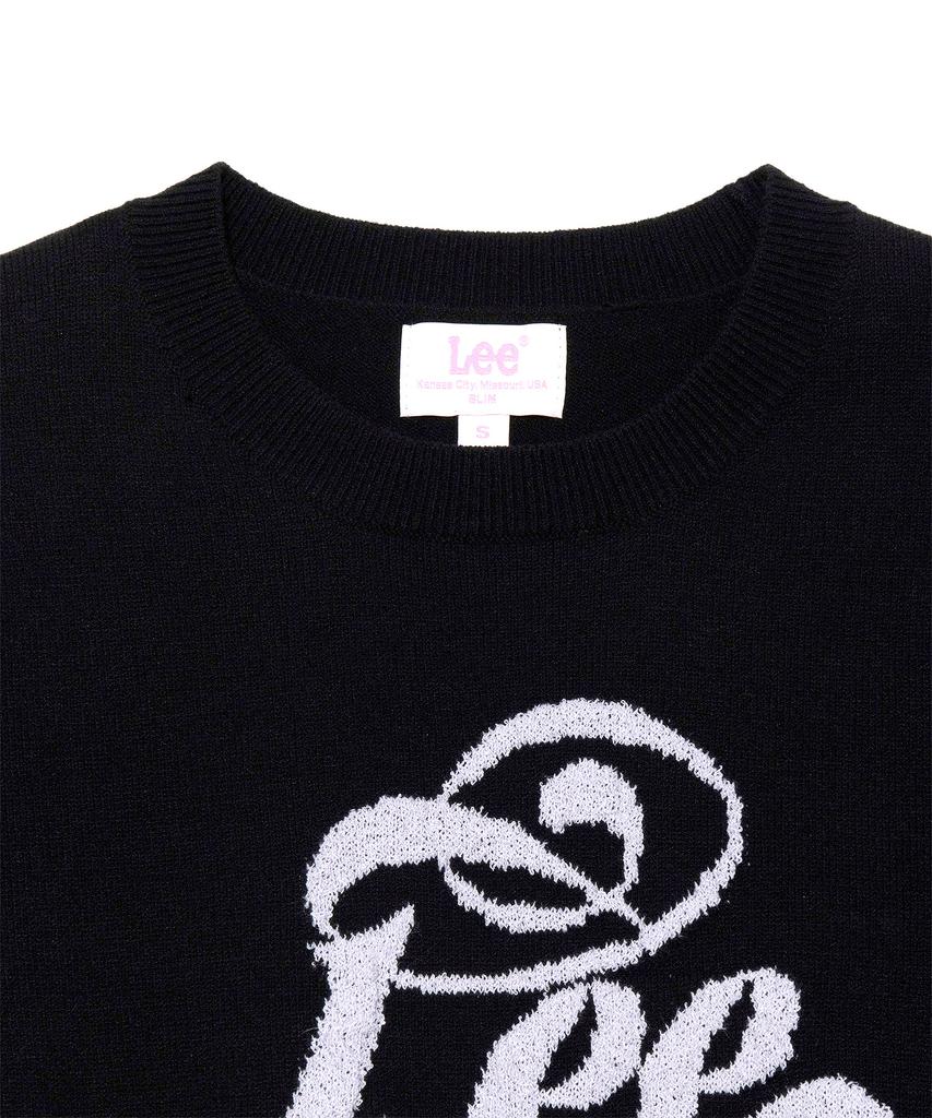 LEE Women Graphic Short Sleeve Knit Black