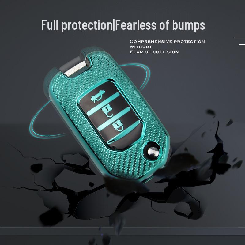 Honda B Type Carbon Fiber Texture TPU Car Key Case