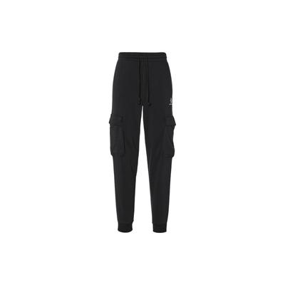 Star Chevron EMB Cargo Pants Men's Black Thickened And Fleece Lined 10017878-A01