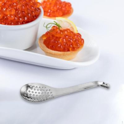 Elegant Stainless Steel Perforated Spoon for Gourmet Cooking