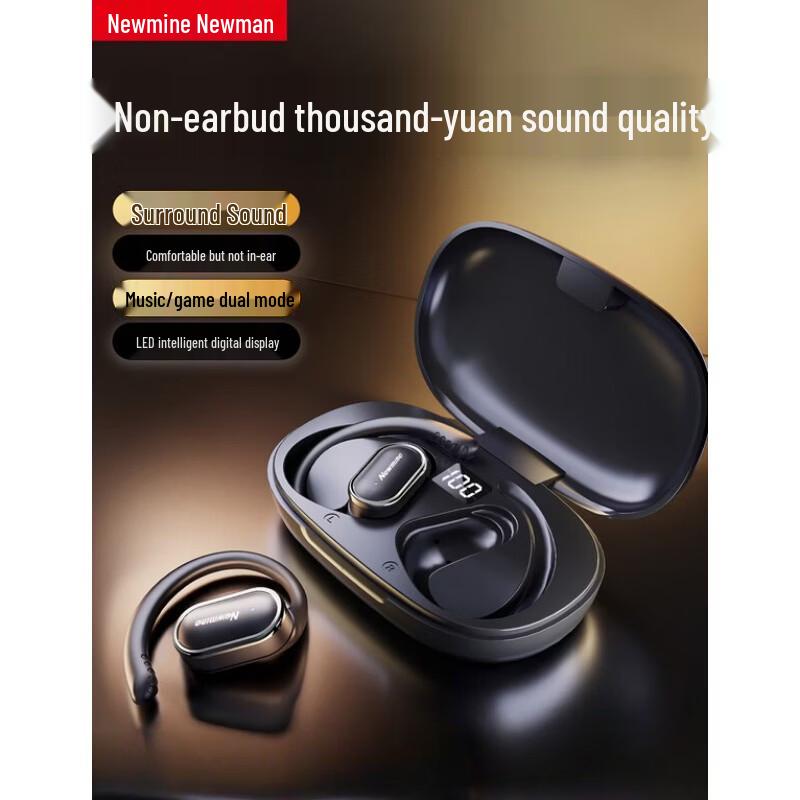 Newmine Open-Ear Bluetooth-Kopfhörer mit Ohrbügel