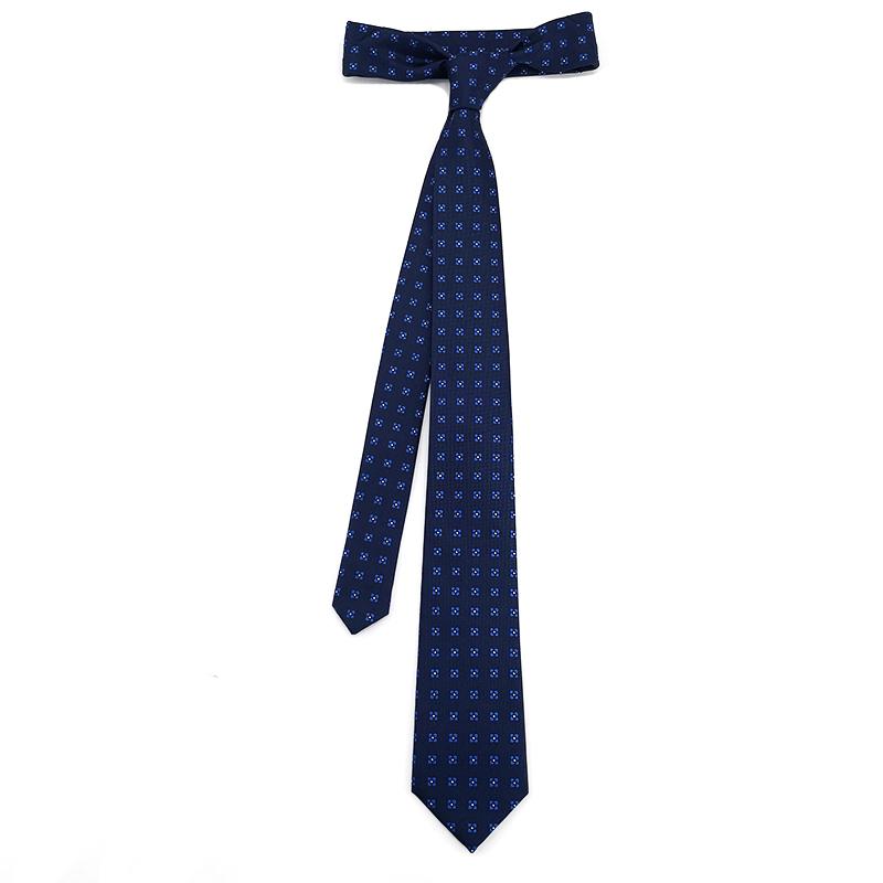 Fashion Style 7 Cm Jacquard Retro Striped Neck Tie Green Versatile Casual Ins Neck Ties for Men and Women Shirt Accessory