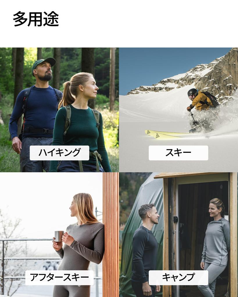 DANISH ENDURANCE Merino Wool Long Sleeve XL Shirt, Women's, Gray,