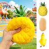 Sensory Toys for Anxiety Anti-stress Duck Fidget Toys, Cute Pineapple Peanut Decompression Squeeze Kids Adults, Slow Rebound Soft Office Home, Stress