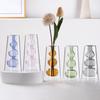 Minimalism Colored Glass Vase Nordic Style Aromatherapy Diffuser Bottle Hydroponic Flower Pot  Room