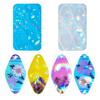 Silicone Keychain Mold in Diamond Shape Soft Silicone Rhombus Keychain Maker Mold for Creative Key Pendant Ornament