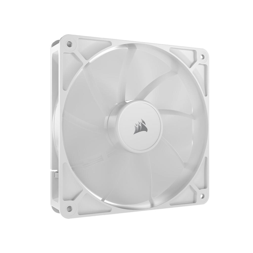CORSAIR RS140 PWM 140mm PC Case Fan Daisy Chainable Single Pack White CO-9050194-WW