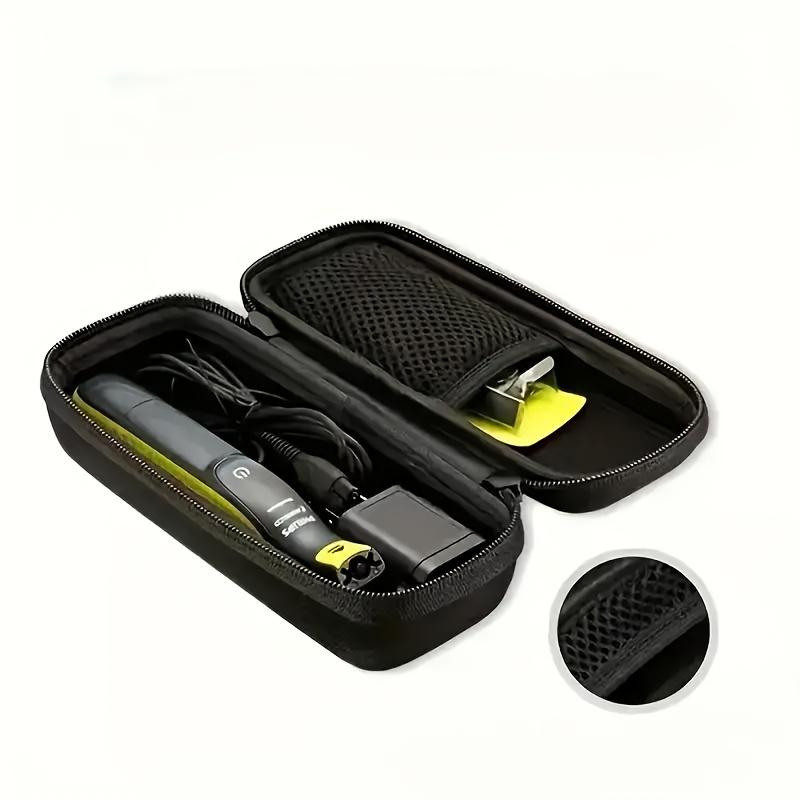 Shockproof Portable Electric Shaver Case Durable Travel Razor Carrying Bag,  Non-Battery Powered Shaving Accessories Storage