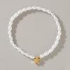 3Pcs/set Valentine's Day love heart imitation pearl bracelet jewelry simple and elegant style jewelry gift