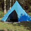 VidaXL Tente de Camping 4 Personnes, Tente d'Ombrage avec Sac de Transport, Auvent Portable avec Parois Latérales pour 94381
