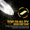 2x H4 9003 HB2 Super White LED Headlight Bulb Conversion Kit High Low Beam Q10EA