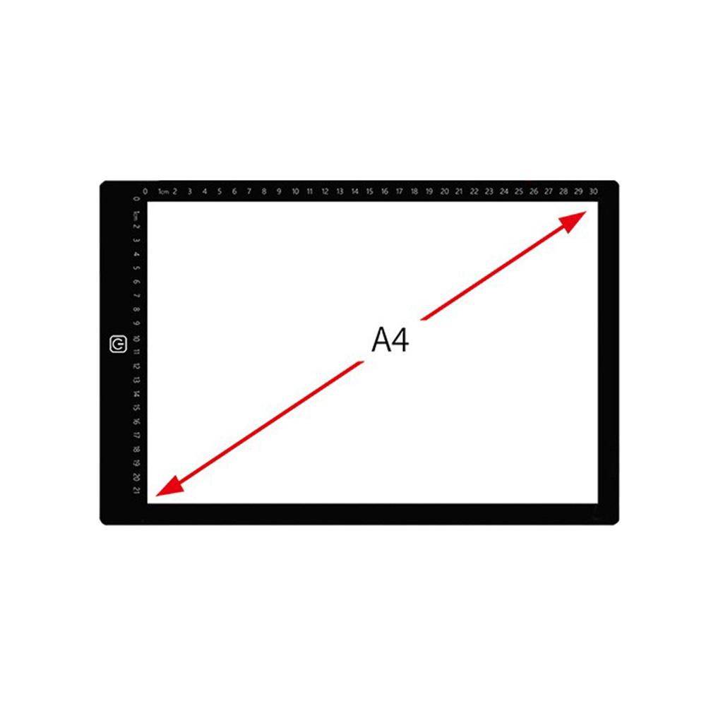 A4 LED Light Pad Touch Dimmer Button Lock Unlock Modes