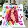 1pc Blanket - Karol G Print Design, Lightweight Blanket for Sofa, Bed- Soft &Warm, Gift for All Seasons
