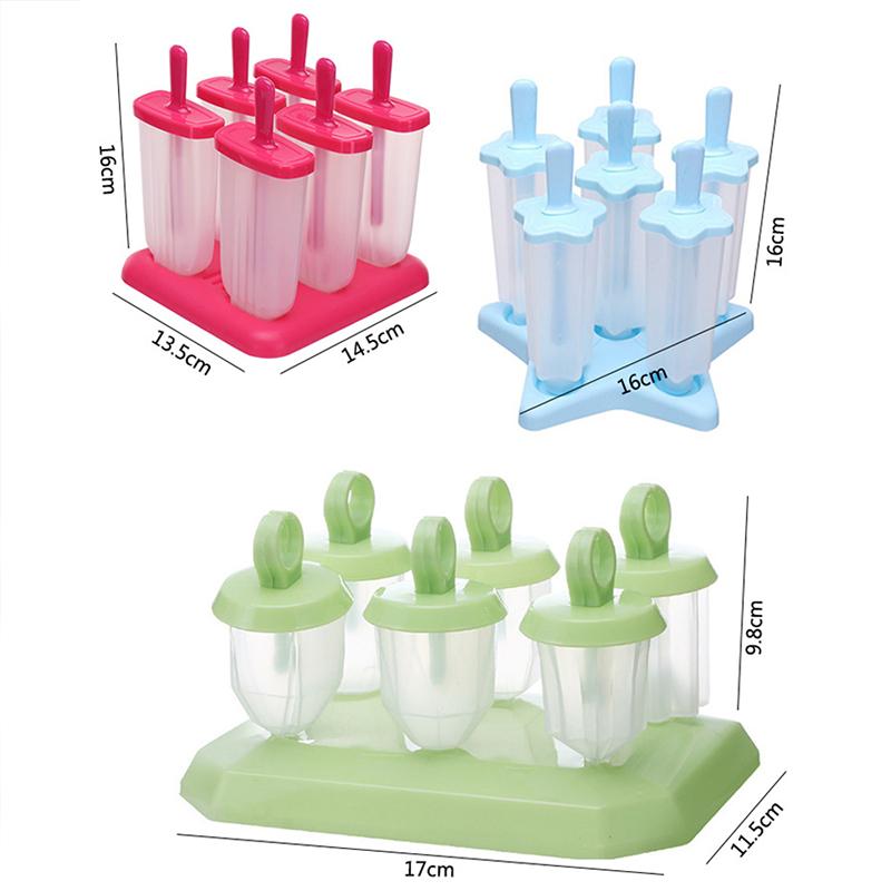 Ice Lolly Cream Maker Mold DIY Popsicle Mould Frozen Yogurt Icebox