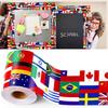 59ft National Flags Borders Trim Wall Sticker Chalkboard Borders Trim Wall Decoration For Classroom Home Decoration