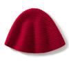 Autumn and Winter Cashmere Hat Women's Thickened Bucket Hat Showing Face Small Bucket Hat Versatile Wool Knitted Basin Hat