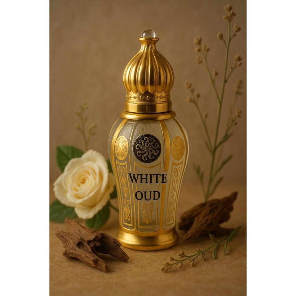 WHITE OUD Luxury Attar for Unisex, Long Lasting & Non-Alcoholic, Pure Natural Roll-on Attar, Perfume for Men & Women, Suitable for Every Occasion