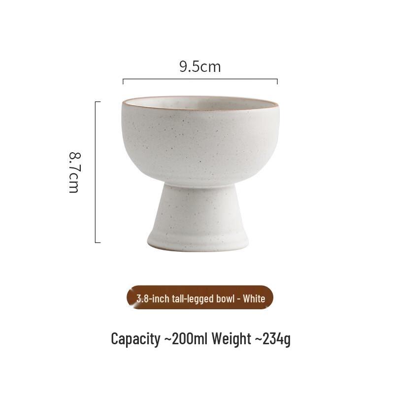 Ruhan Minimalist Ceramic Footed Bowl