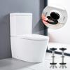 2Pcs Universal Toilet Tank To Bowl Gasket Set Stainless Steel Rustproof Bolt Hardware Kit Toilet Cistern Seal Kit with Gaskets