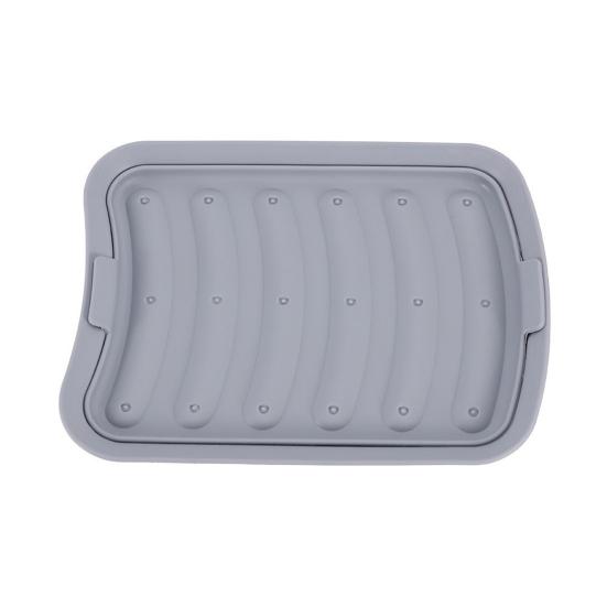 

Силиконовая форма для сосисок, термостойкая, антипригарная, для приготовления сосисок, безопасная для посудомоечной машины, многоразовый инструмент для выпечки серый