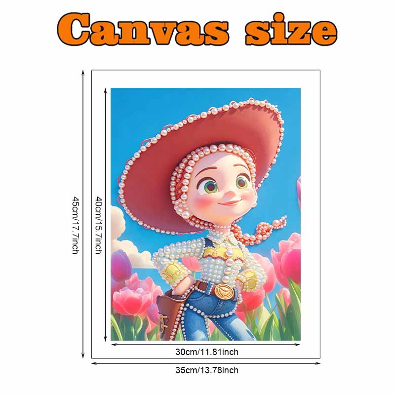 Disney Pearl Painting Toy Story Trish Handmade DIY Pearl Gemstone Painting Pictures Crafts Special Shape Home Wall Decoration