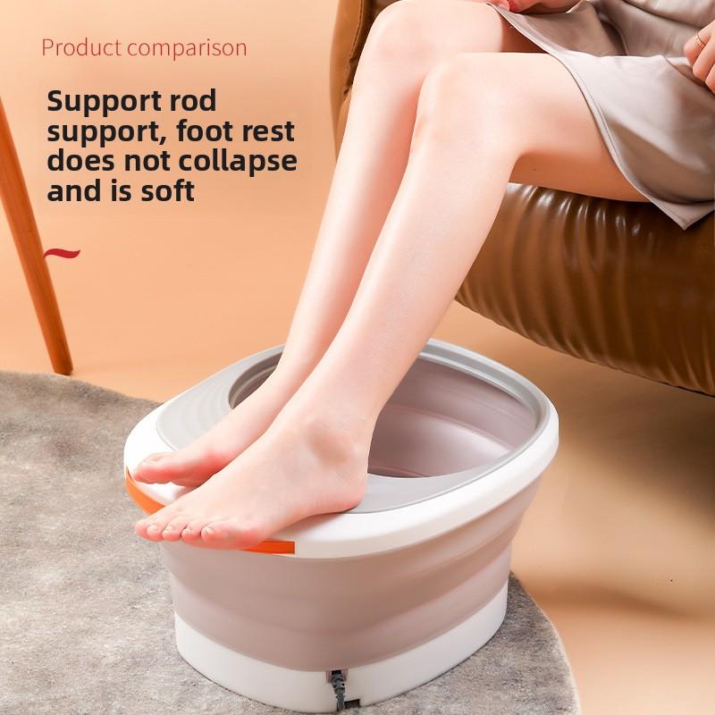 Faltbares Fußbad Elektrisches Fußwaschbecken Infrarot-Heizung Fußbad-Eimer Automatische Vertiefung Fußmassage Wasser- und Stromtrennung