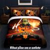 Lando Norris Design Bed Bedding Set 1 Duvet Cover + 2 Pillowcases Soft Breathable Household Bed Linens