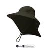 Men's Summer UV Protection Fishing Hat with Large Brim and Full Face Shield