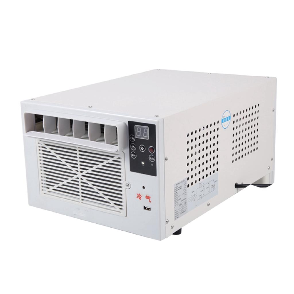 1100W Portable Desktop Air Conditioner Cold/Heat Dual Use 220V/AC With Remote Control LED Display Panel Air Cooling Heating Fan